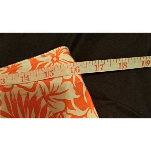 Palm Island Tropical Palm & Flower Printed Women's Floral Pink Shorts Size 8 - Picture 10 of 12